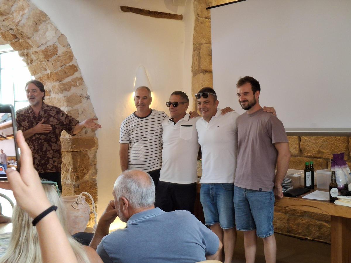 Los cuatro marineros que explicaron su oficio en la Fira Sol i Sal