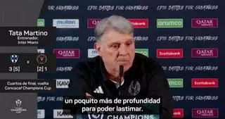 Tata Martino: "Es justo que termine pasando Monterrey"