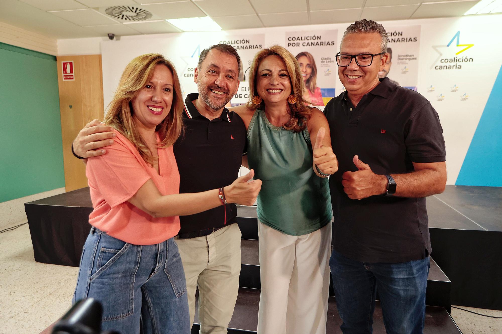 CC valora los resultados de las elecciones del 23J en la provincia de Santa Cruz de Tenerife