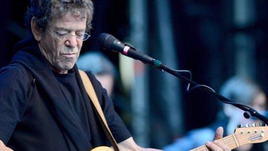 Lou Reed durante una actuación