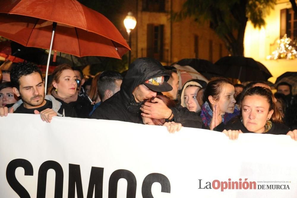 Protesta por la agresión a Andrés Martínez