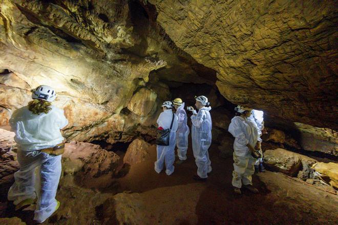 Visita a la cueva de Maltravieso en Cáceres