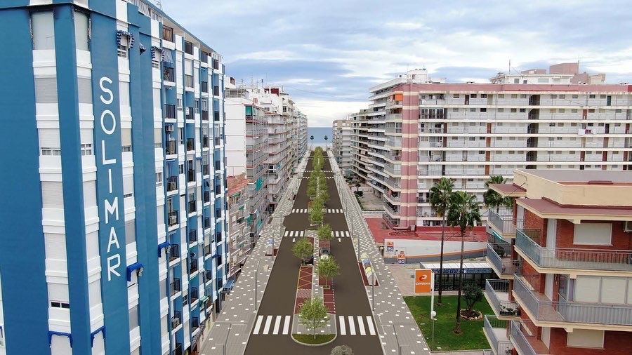 Así será la nueva avenida Caminàs dels Homens de Cullera - Levante-EMV