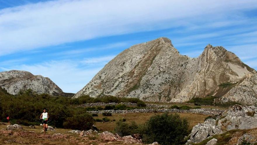 Un corredor durante una prueba de ultratrail.