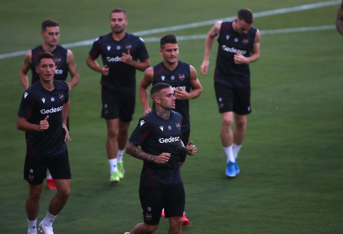 Así ha sido el entrenamiento de hoy del Levante UD