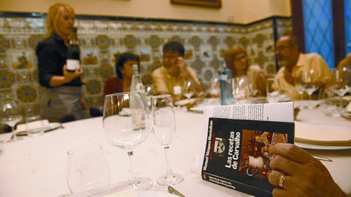 Participantes de la primera edición de la ruta, en el restaurante Casa Leopoldo, en julio.