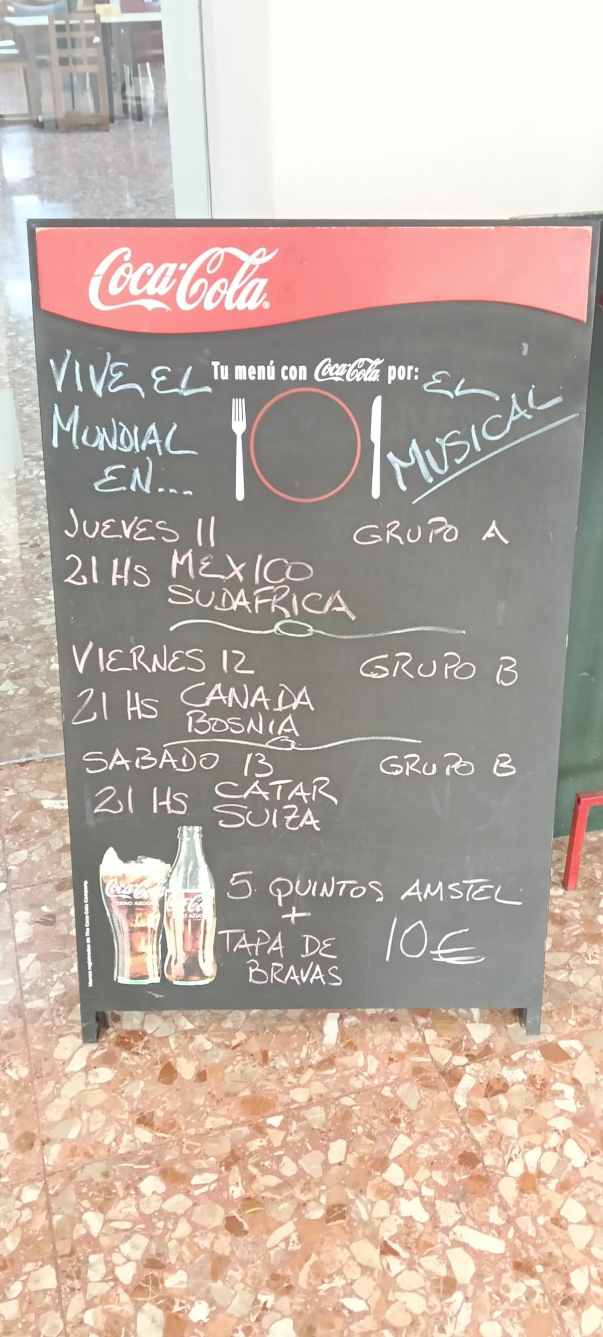Cartel bar El Musical