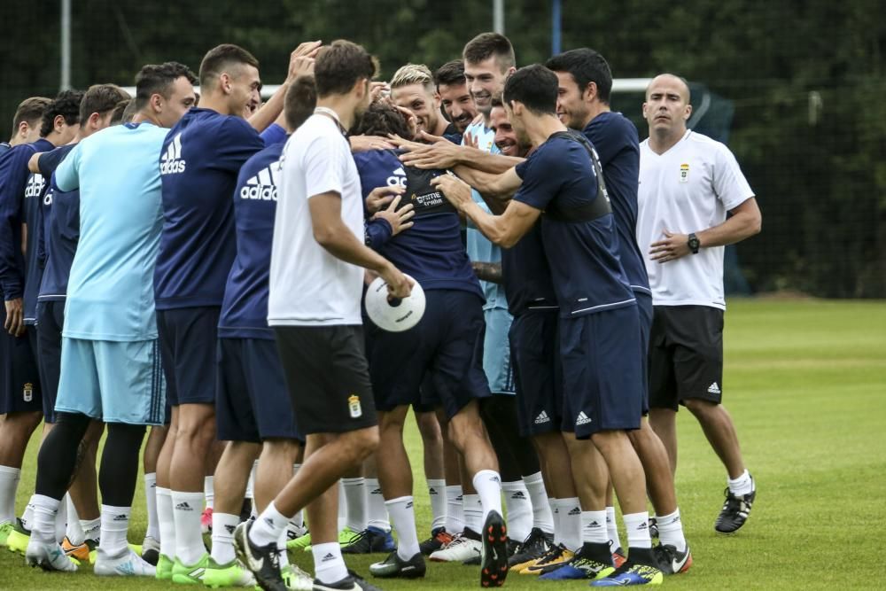 Entrenamiento del Oviedo