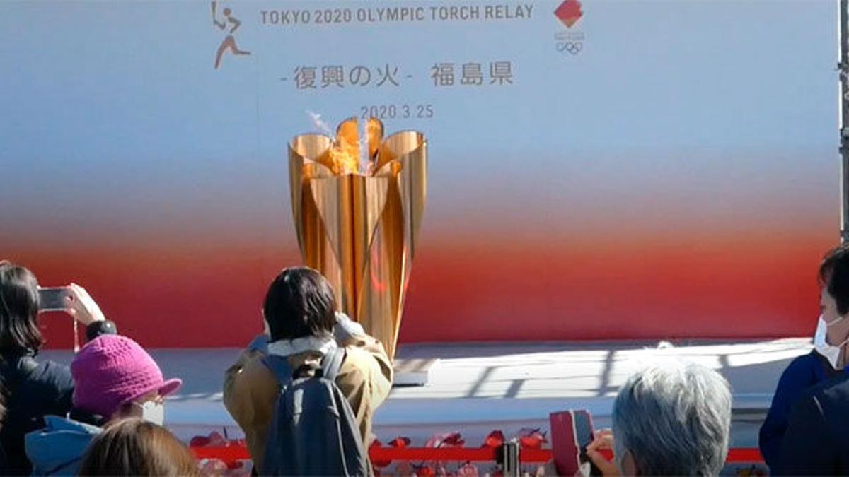 El fuego olímpico continúa encendido a pesar del aplazamiento de los JJOO