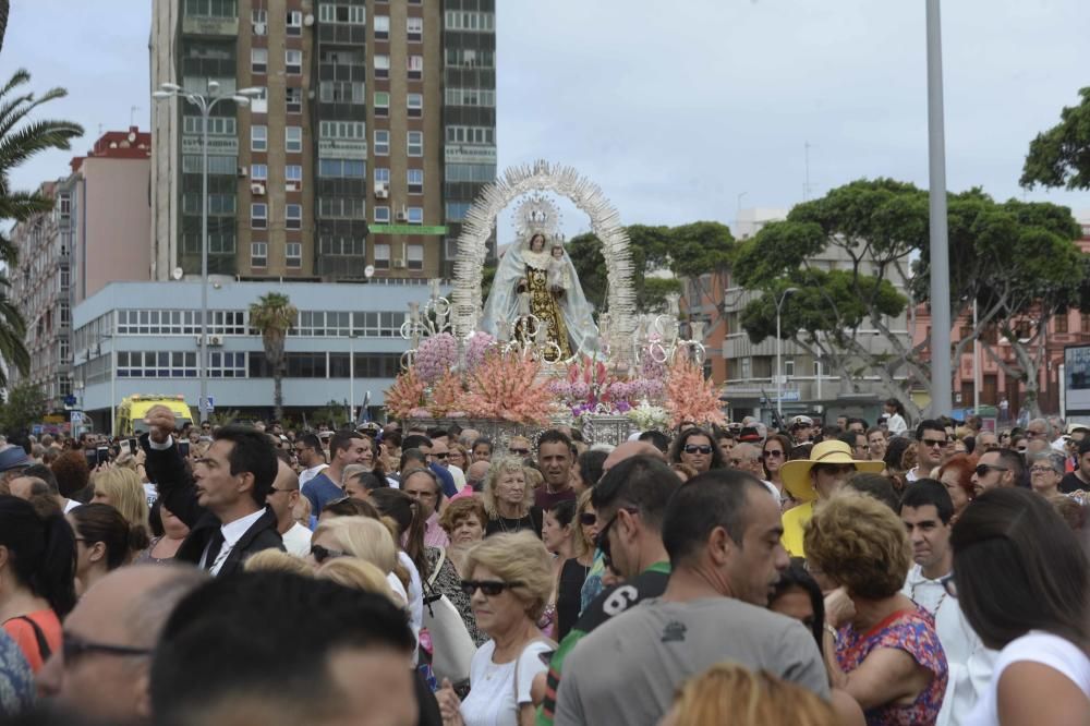 Procesión marítima de la Virgen del Carmen