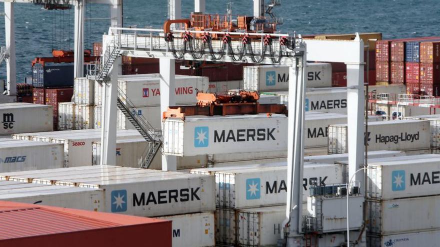 Contenedores de Maersk. | Marta G. Brea