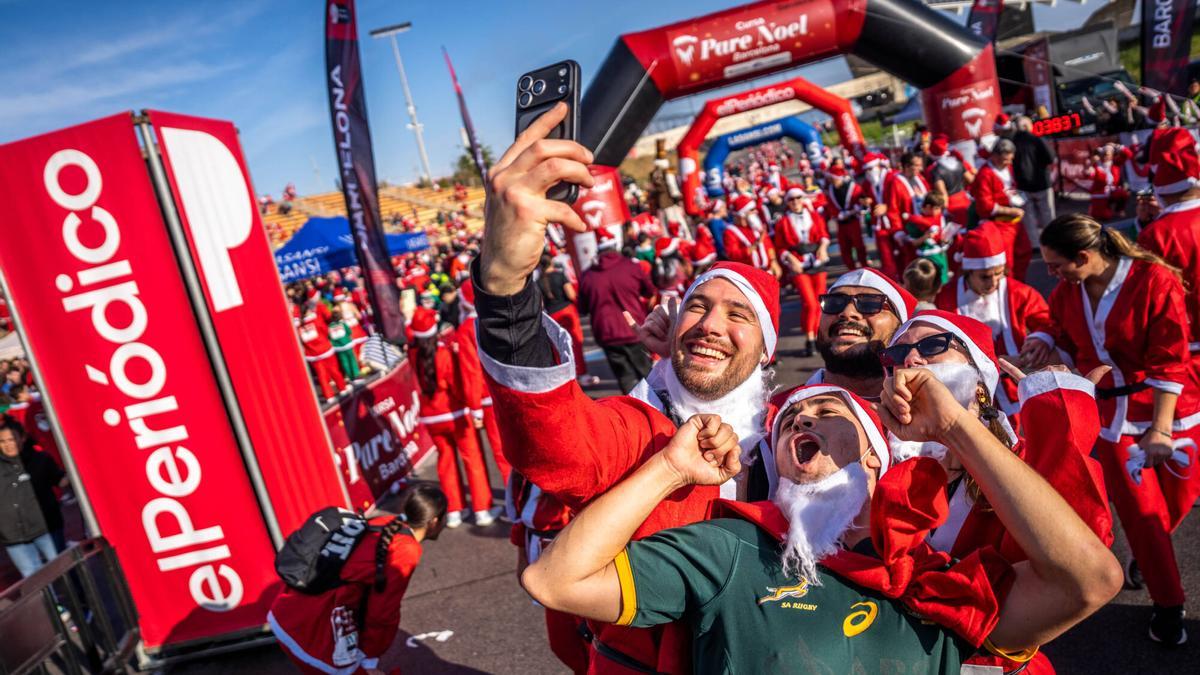 La Cursa de Papa Noel 2025 en el Parc del Fòrum