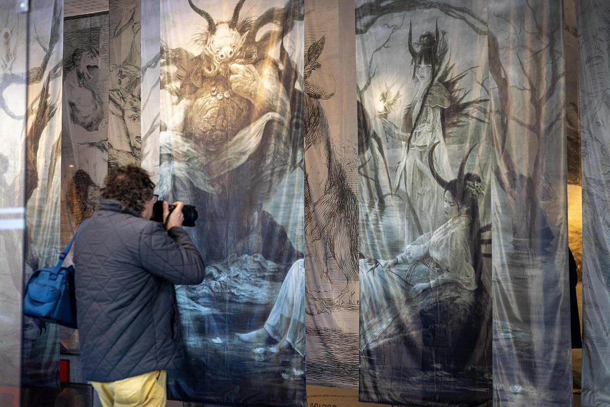 La instalación de Rómulo Royo del Centro de Historias de Zaragoza.