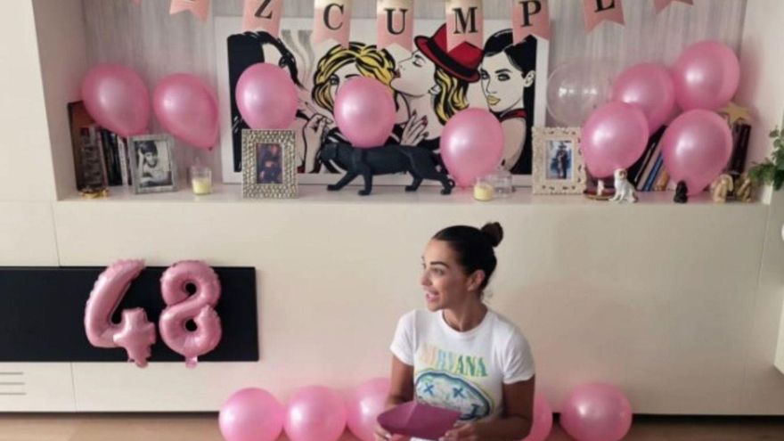 El romántico 48º cumpleaños de la actriz candasina Paula Echevarría