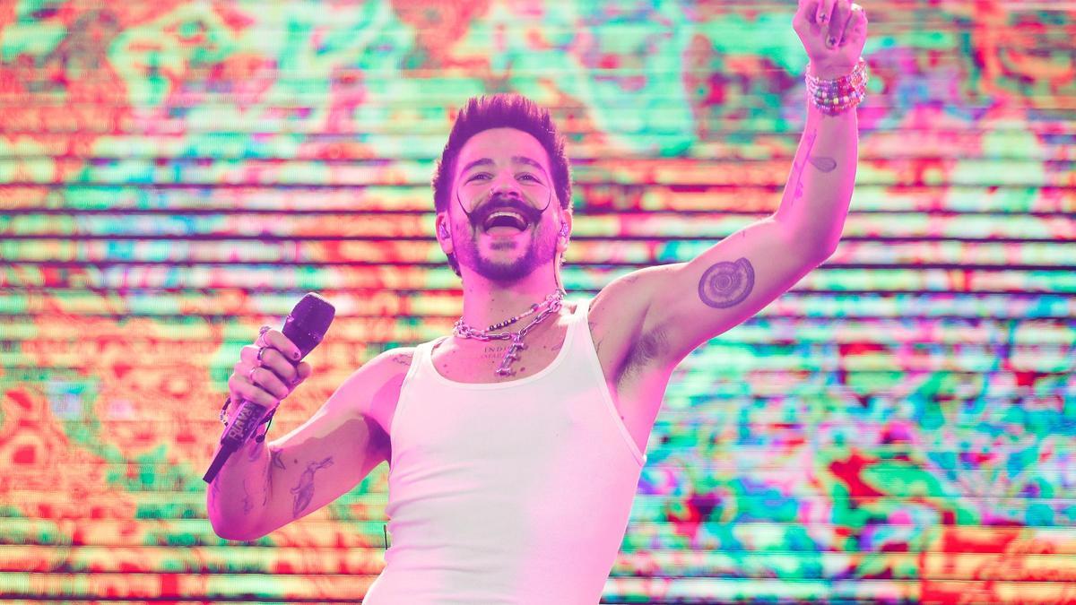 Camilo, en su gira "Nuestro lugar feliz"