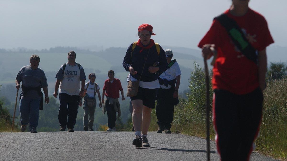 Peregrinos en el Camino de Santiago