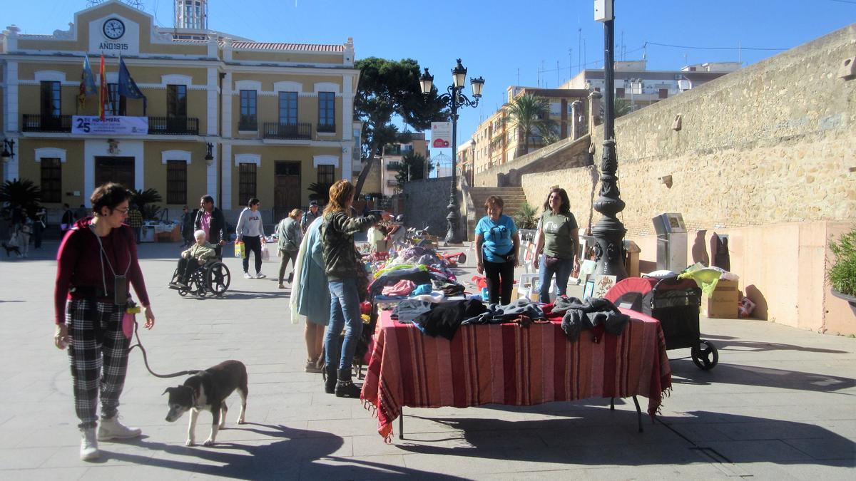 El Rastrillo Solidario de la SPAB el domingo por la mañana.