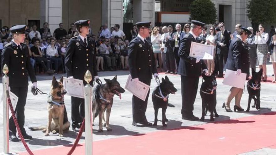 Medallas y distinciones para civiles y policías por su trabajo y colaboración