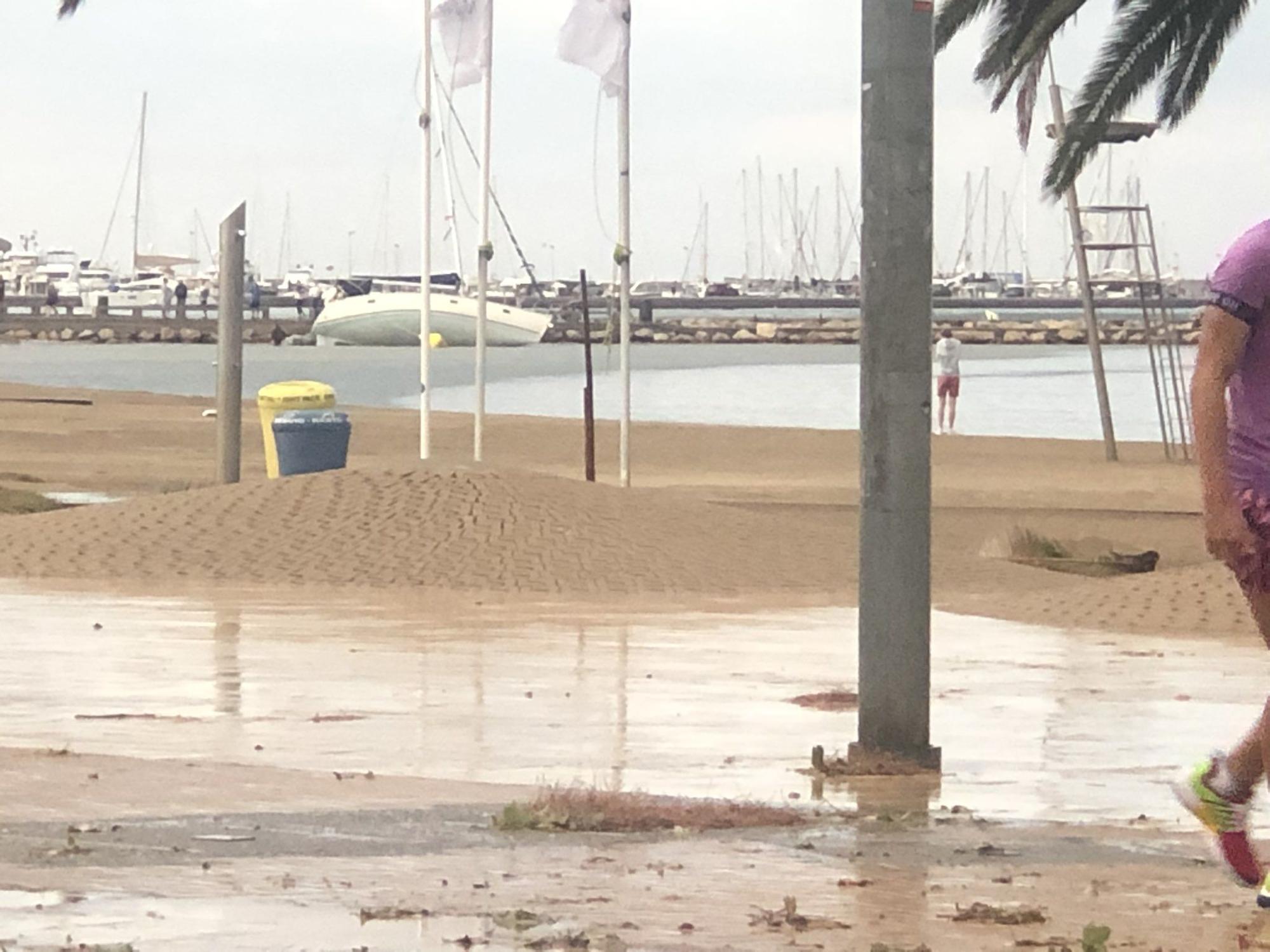 El temporal ha provocat destrosses a Roses, entre altres municipis