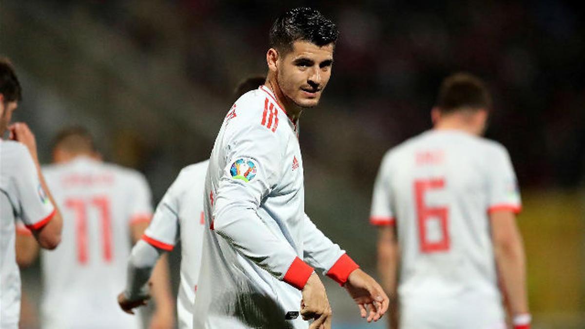 Morata lidera España ante Malta