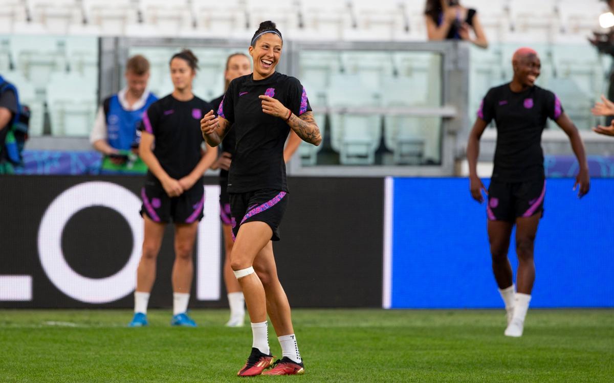 Las mejores imágenes del último entreno antes de la final de la Champions League
