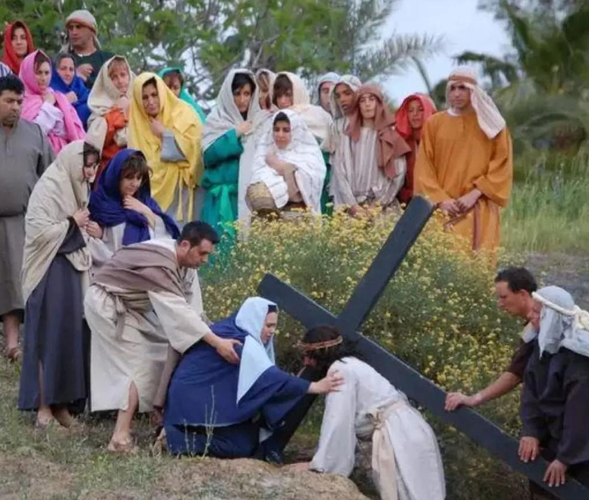 El paso de Riogordo es una representación religiosa singular andaluza.