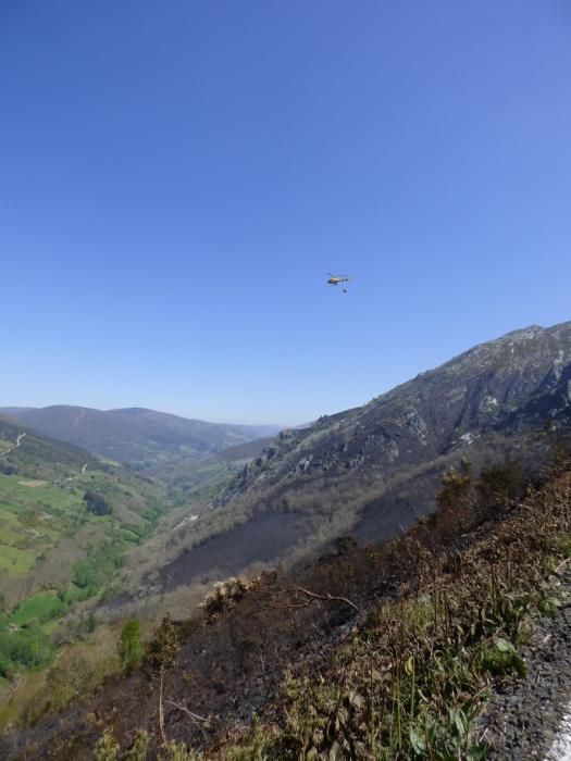 Incendio en Villalaín