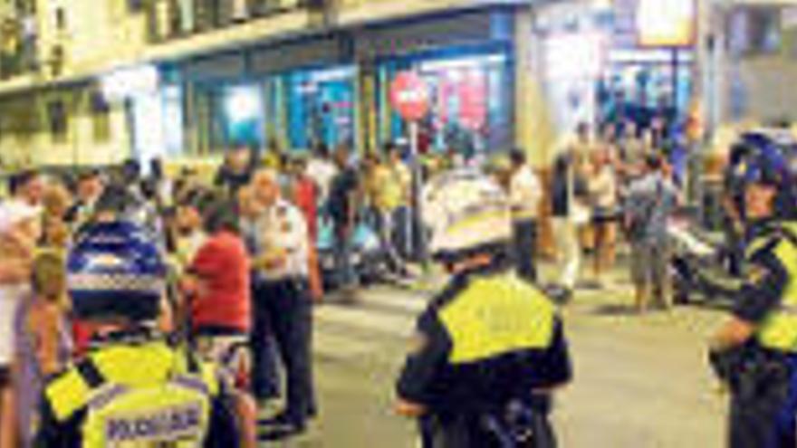 Un millar de implicados en una pelea en Palma