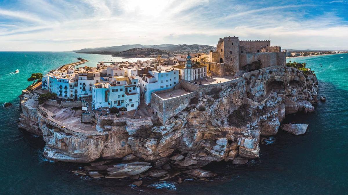 Panorámica aérea de Peñíscola, en una imagen de archivo.