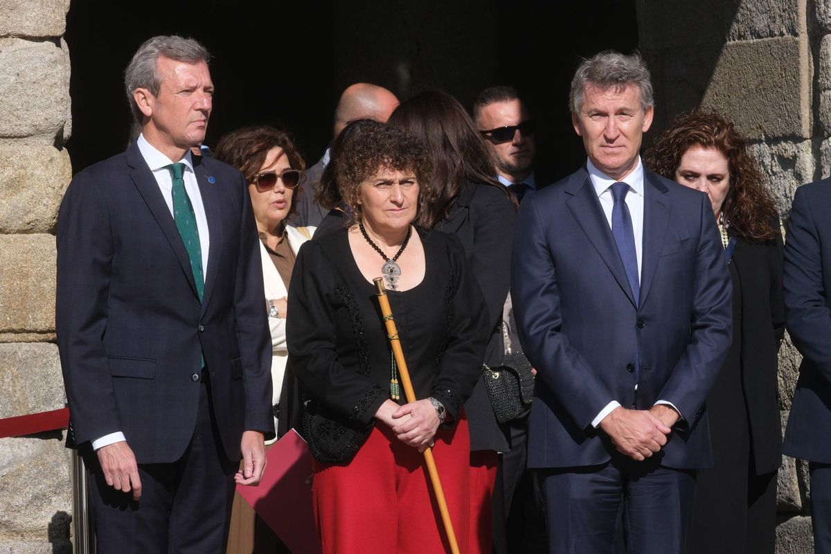 Rueda clama al Apóstol "acierto" para los gobernantes ante una España que está "manchada"