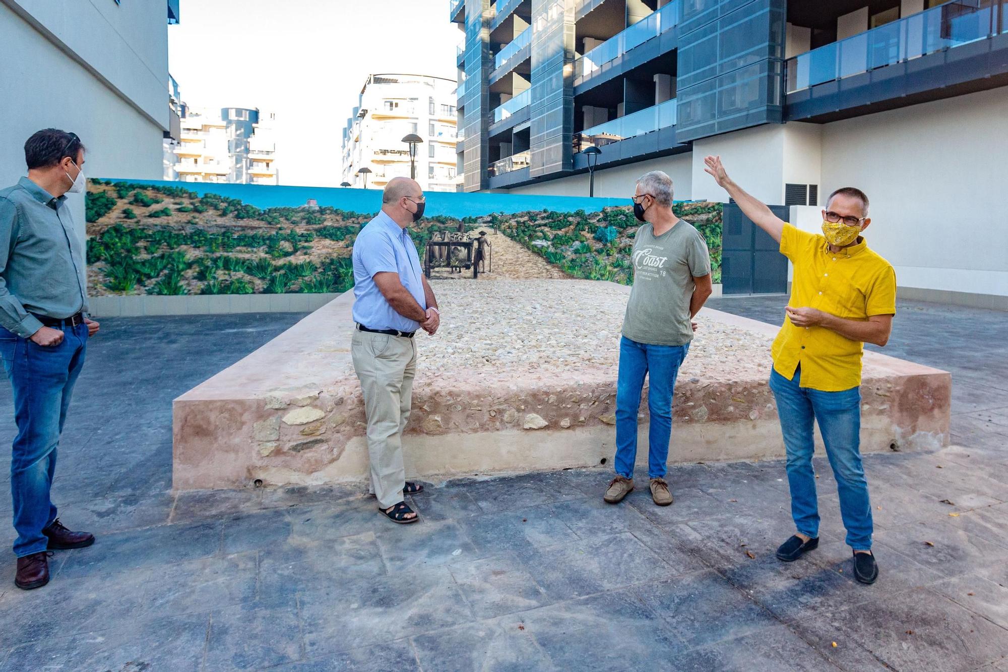 Recuperan unos metros de la "autopista Vespasiana", una calzada romana del siglo I, en La Vila Joiosa