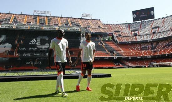 Así ha sido la presentación de Garay y Mangala