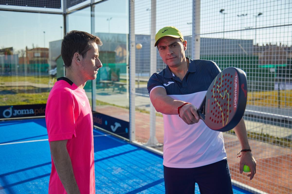 Juani Mieres, a la derecha de la imagen.