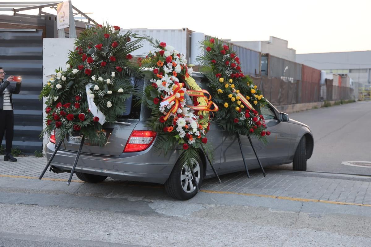 Familiares y amigos despiden a Tejero en Xàtiva