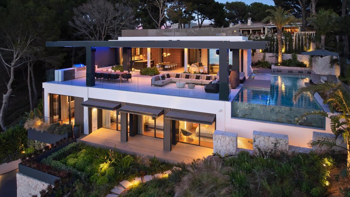Eine Luxusvilla in Santa Ponça.