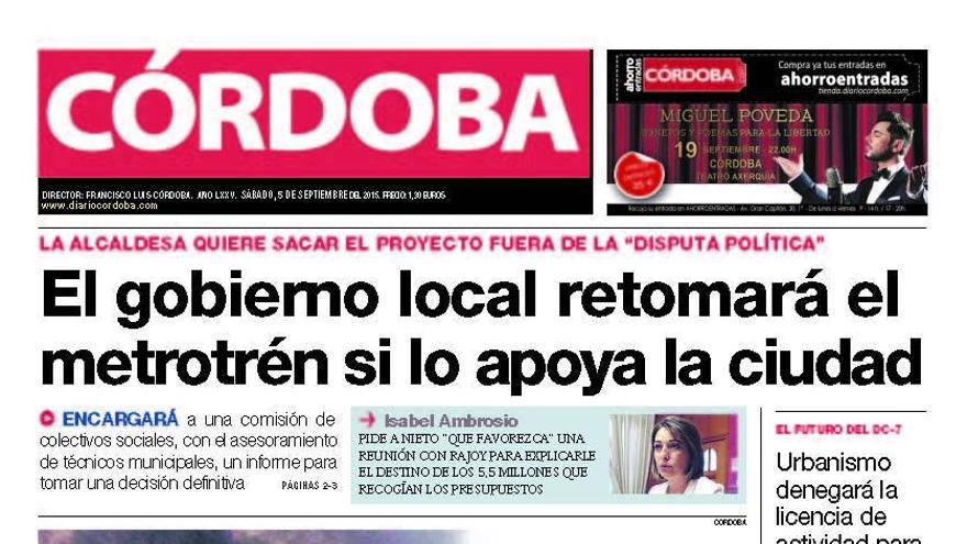 La portada de CÓRDOBA