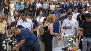 Acte d’homenatge a les víctimes dels atemptats del 17-A a la Rambla de Barcelona, el 2025. | ZOWY VOETEN