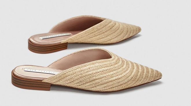 Mule trenzado, de Zara