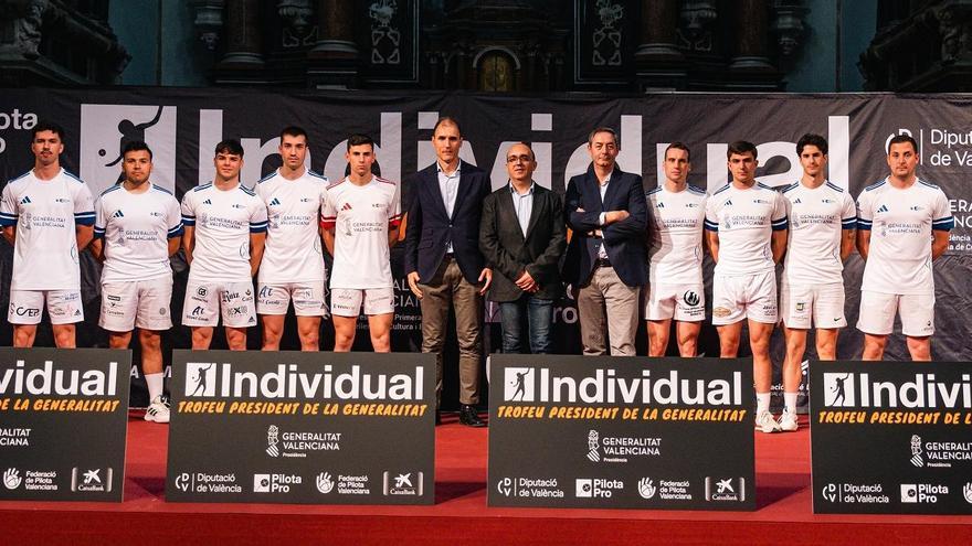 Imatge de la presentació del campionat professional d'hòmens