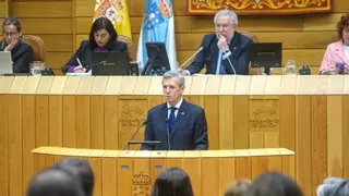 Debate sobre el Estado de la Autonomía: Rueda defiende a Altri y carga contra la oposición por «conseguir que no vengan fondos a Galicia»