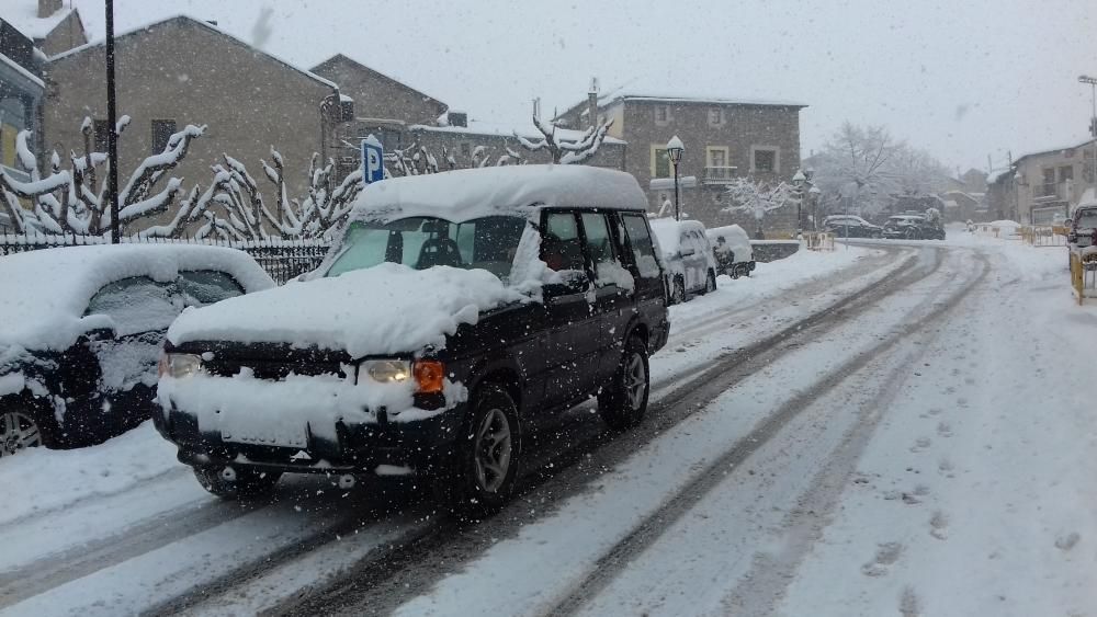 Nevada a la Cerdanya el 28 de gener