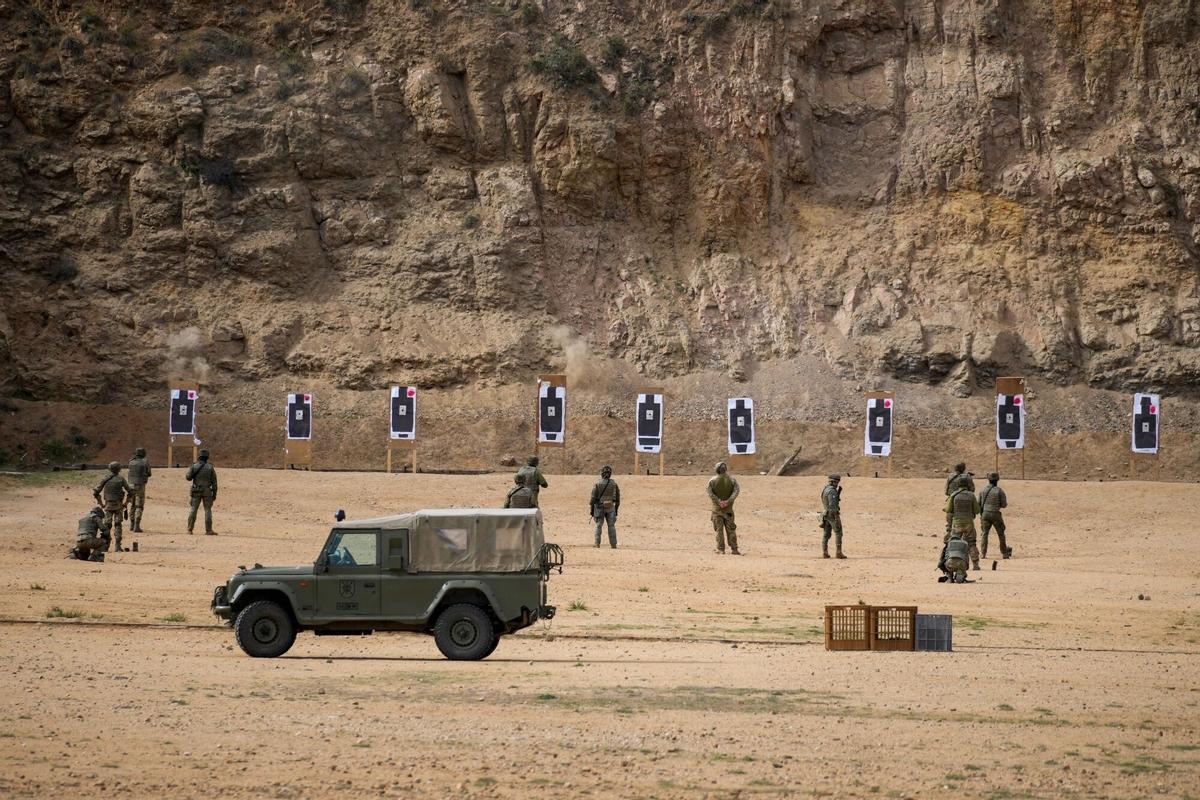 El Ejército de Tierra entrena a militares ucranianos en la Academia de Infantería de Toledo