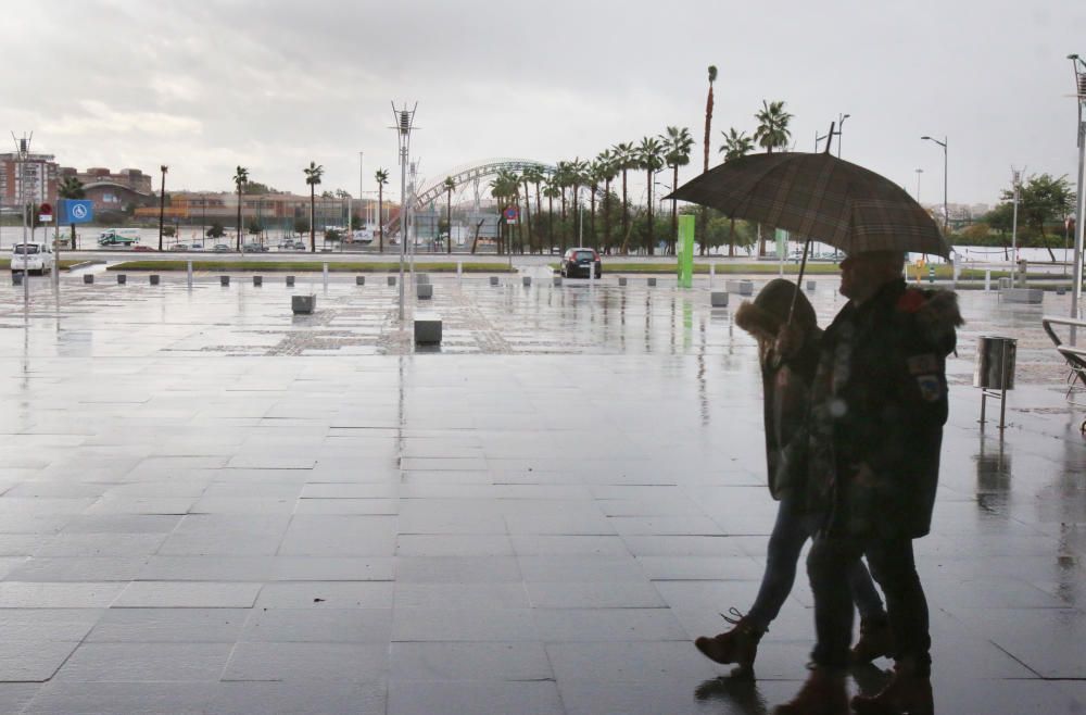 Temporal en Málaga