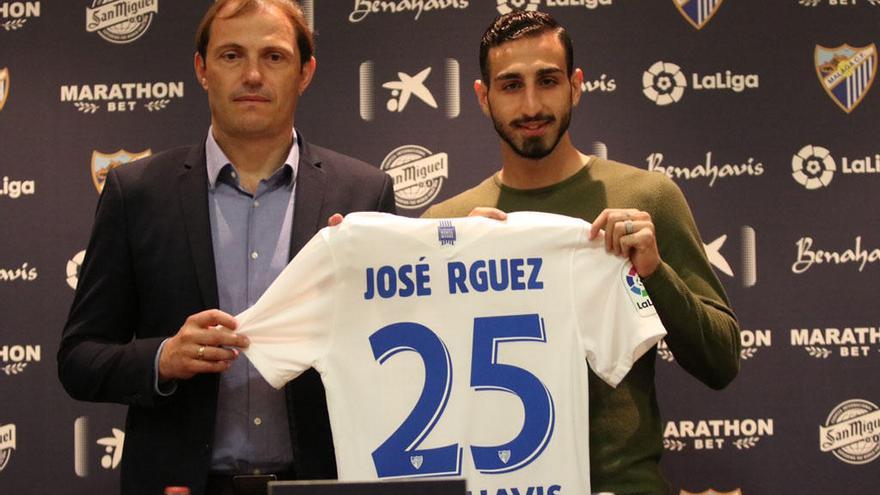 Arnau y José Rodríguez, durante su presentación.