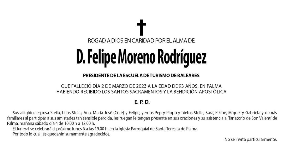 D. Felipe Moreno Rodríguez