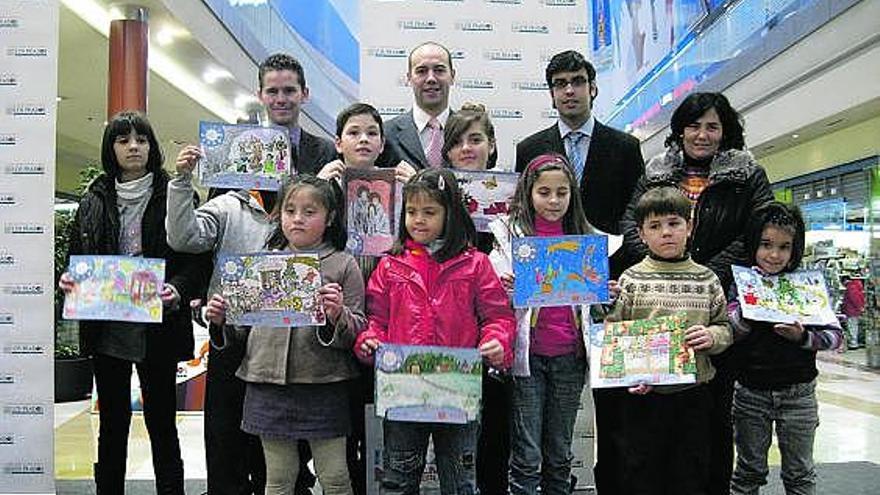 Los niños artistas de las postales navideñas