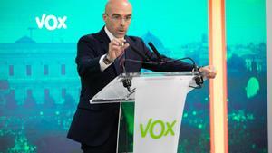 Archivo - El eurodiputado y portavoz del Comité de Acción Política de Vox, Jorge Buxadé