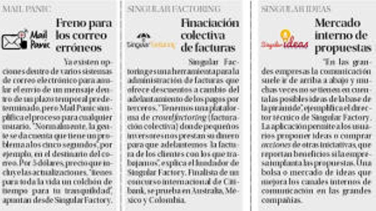 La fábrica de las aplicaciones