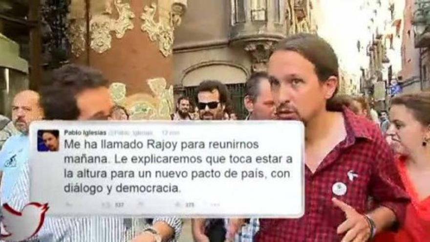 Rajoy incluye a Pablo Iglesias en el "bloque constitucional"