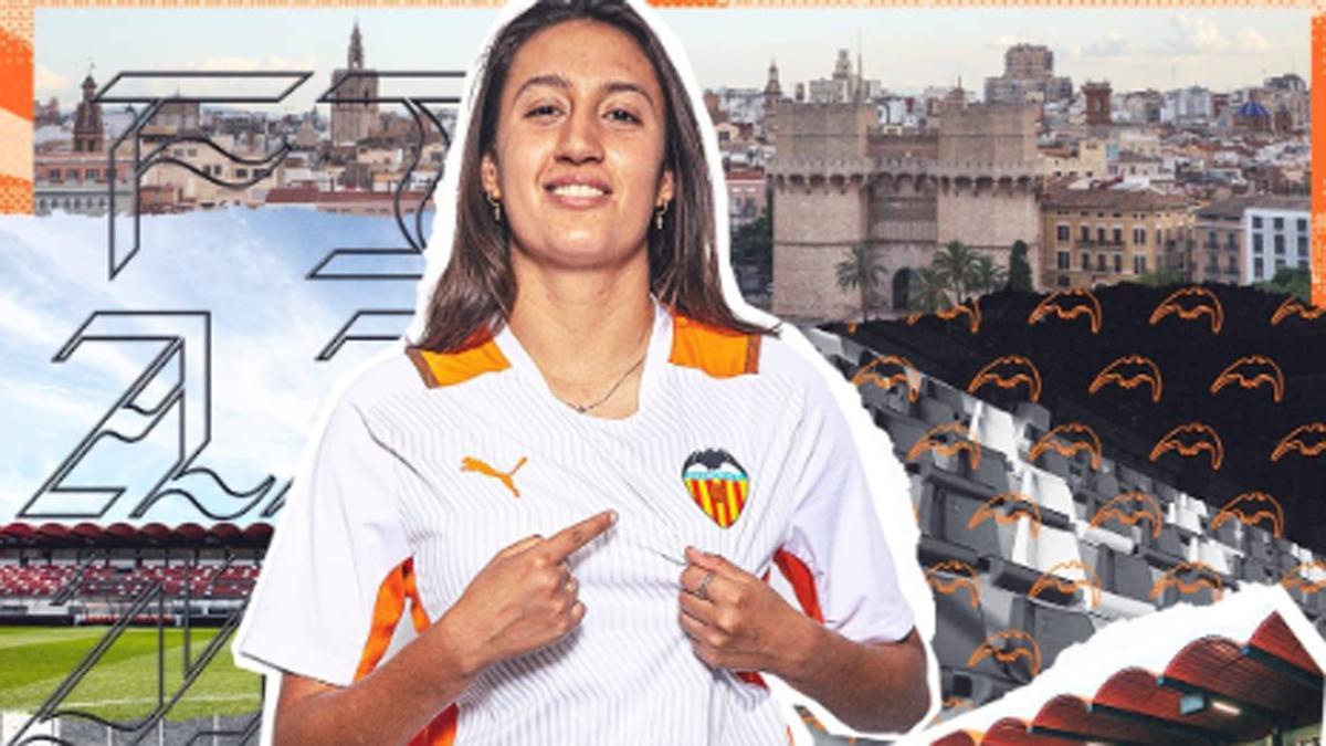 Fiamma, jugadora del Valencia Femenino